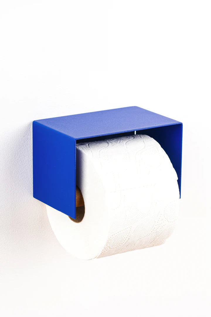 Blue Studio Lemström Praia toilet paper holder with shelf
