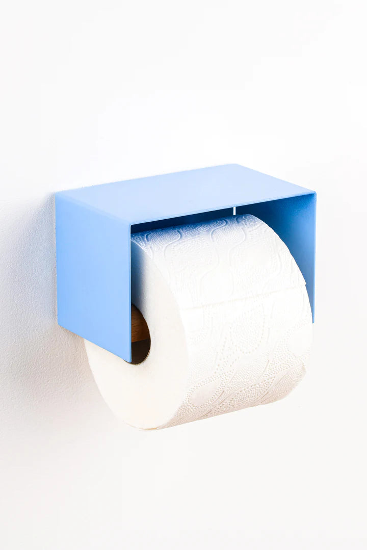 Ice Blue Studio Lemström Praia toilet paper holder with shelf